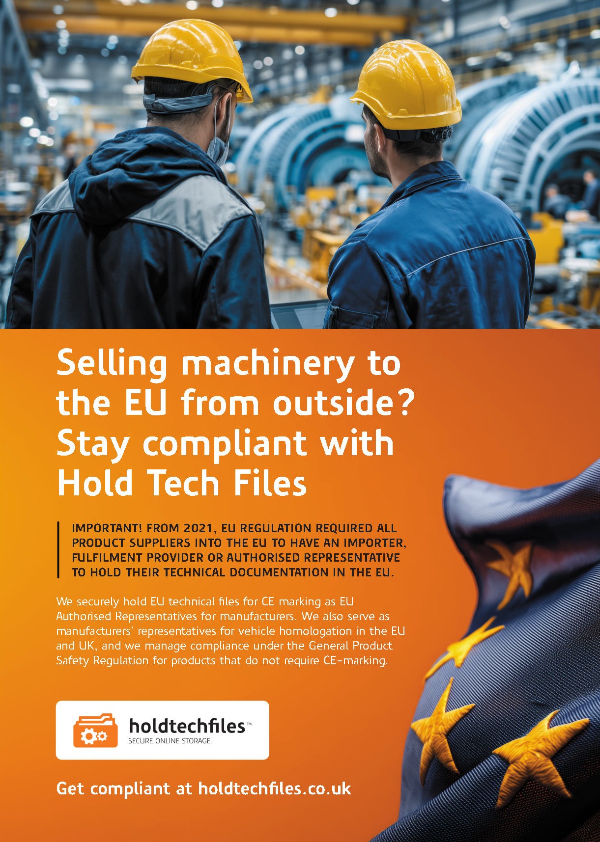 Hold Tech Files Advert